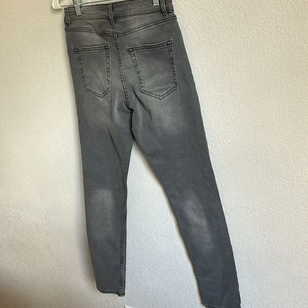 New Look Men skinny stretch jeans black 30R /32 NWT